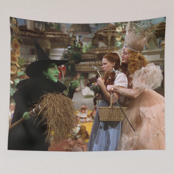 Item preview, witch dorothy oz colorized photo print broomstick fairy designed and sold by mystic lady vintage art and fashion designs.