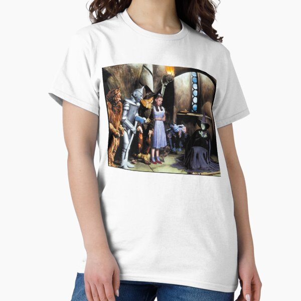 Item preview, dorothy tin man wizard oz witch colorized retro vintage era print melting witch designed and sold by mysticladyart.