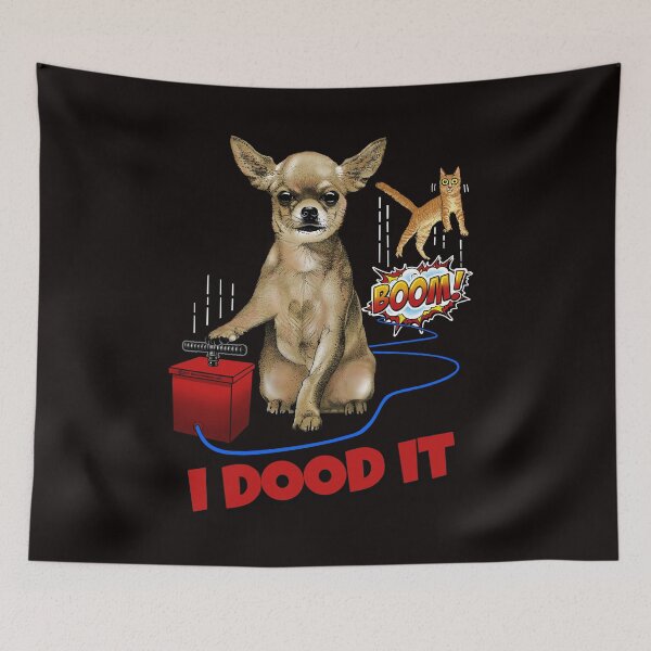 Item preview, Funny Chihuahua Dog  Explosion Blowing Up Cat Boom   designed and sold by thet-shirtman.