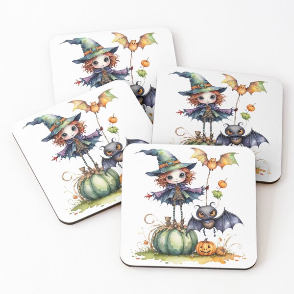 Item preview, cute Halloween witch designed and sold by Talpha.