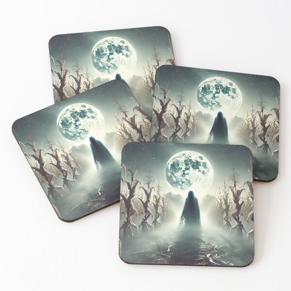 Item preview, Mysterious Figure in Cornfield Under Full Moon designed and sold by Koalangel.