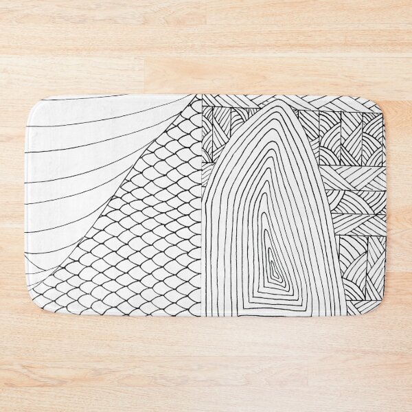 Item preview, Fine Liner Pattern Chaos Drawing IV designed and sold by lynnbowersart.