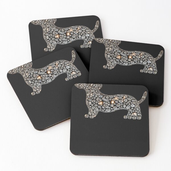 Item preview, Sausage Dog Dachshund in Diamonds designed and sold by NICHARTPRODUCTS.
