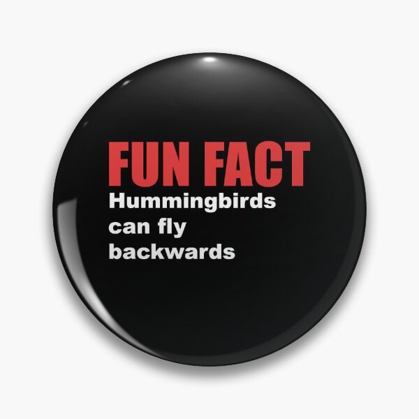Item preview, fun fact hummingbirds designed and sold by Dagrell.