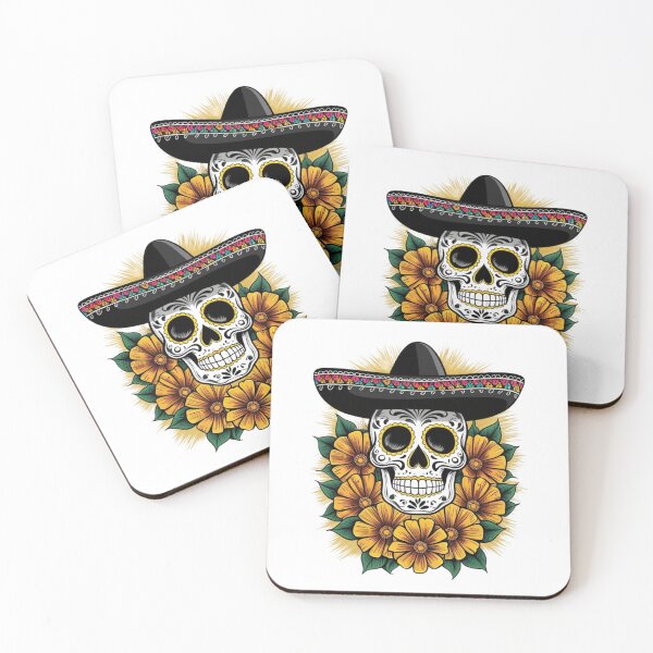Item preview, A skull in flowers designed and sold by Designfs.
