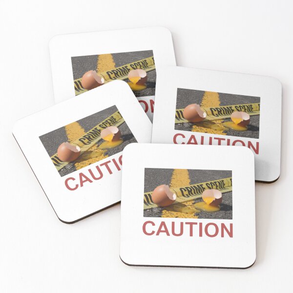 Item preview, Egg Collision: Crime Scene Caution designed and sold by Colorful-Garden.