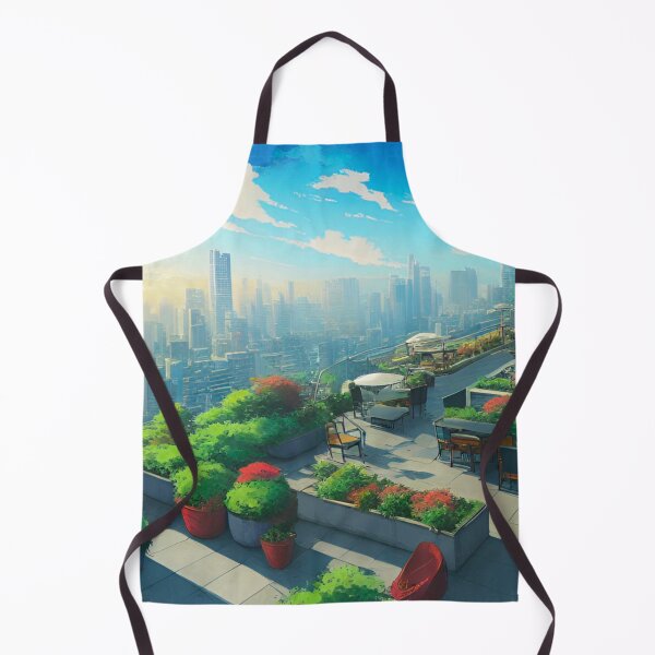 Item preview, Rooftop Garden Overlooking the City designed and sold by GrizzlyCollective.