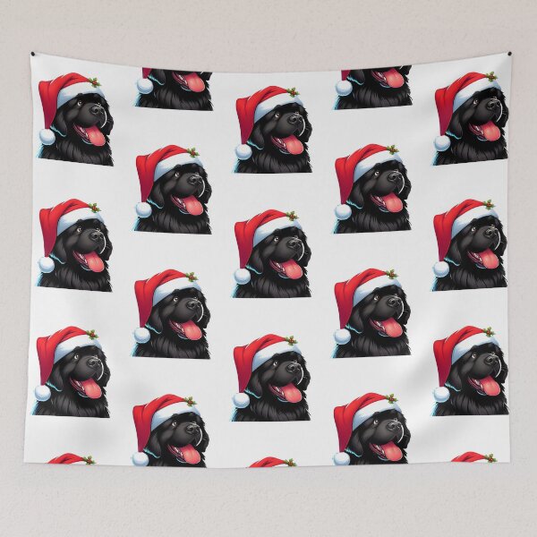 Item preview, Festive Newfoundland Dog designed and sold by Pixel-Lift.