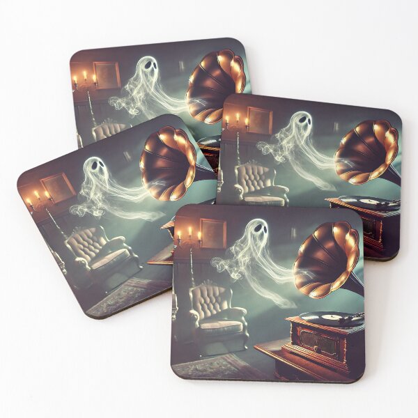 Item preview, Ghostly Figure Emerging from a Gramophone designed and sold by Koalangel.
