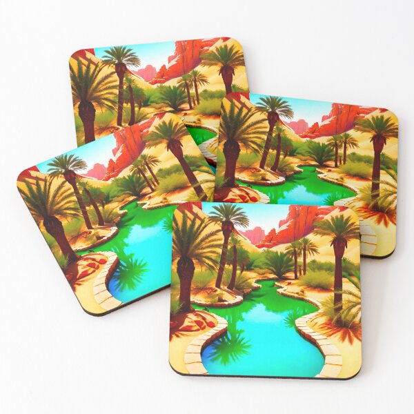 Item preview, Beautiful Oasis in the Desert designed and sold by GrizzlyCollective.