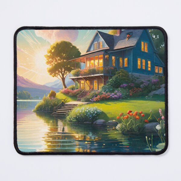 Item preview, Vibrant Large House Lakeside designed and sold by GrizzlyCollective.