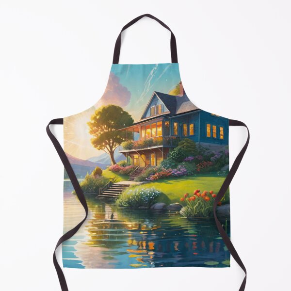 Item preview, Vibrant Large House Lakeside designed and sold by GrizzlyCollective.