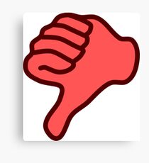 dislike Canvas Print
