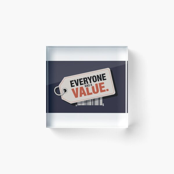 Item preview, Price Tag: Everyone Has a Value designed and sold by Colorful-Garden.