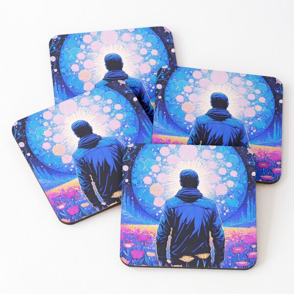 Item preview, Man Walking Through Flower Field designed and sold by GrizzlyCollective.