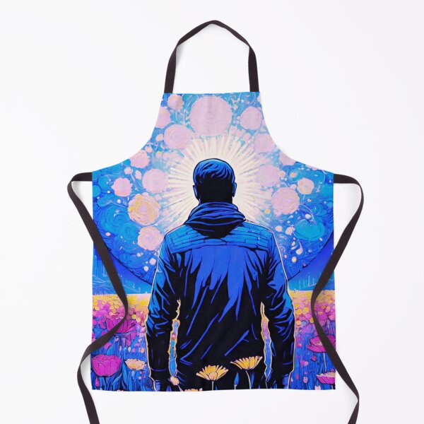 Item preview, Man Walking Through Flower Field designed and sold by GrizzlyCollective.