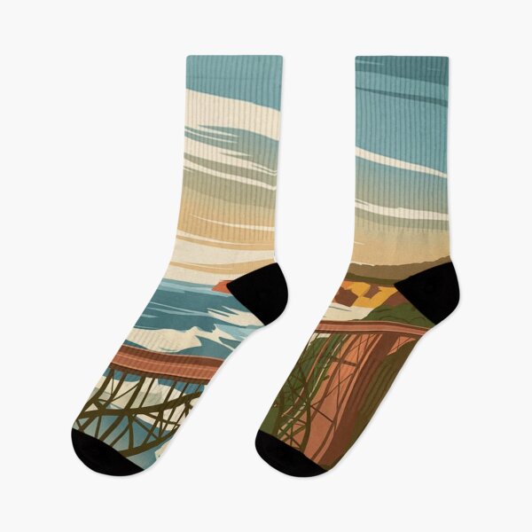 Item preview, Wollongong Vintage Travel Poster designed and sold by TravelerRat.