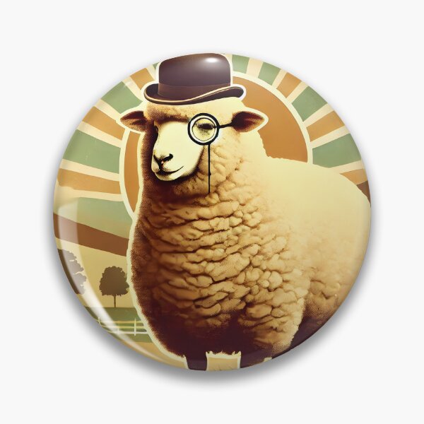 Artikelvorschau, Monocle & Wool: Vintage Schaf-Charme entworfen und verkauft von Elitronsensei.