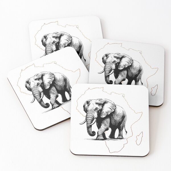 Item preview, African Elephant outdoors designed and sold by R4pt0r007.