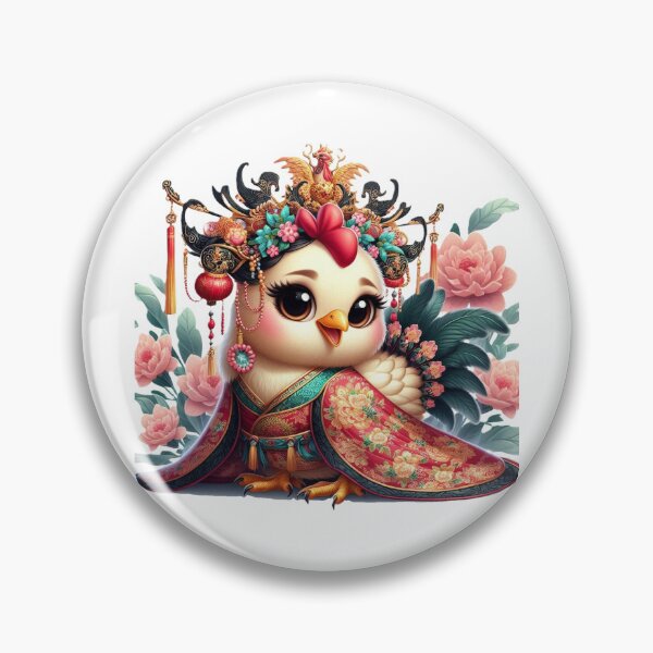 Artikelvorschau, 76 - ChickeM Chicken Chinesische Kaiserin Serie: Chickie Princess entworfen und verkauft von ChickeM.