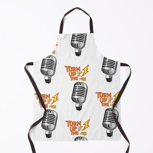 Item preview, Turn Up the Vibe Microphone Sticker designed and sold by Fly-with-my.