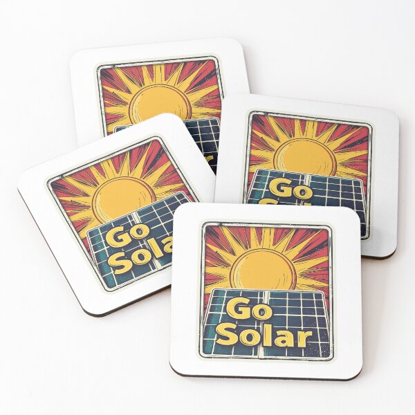 Item preview, Go Solar Energy Vintage Sticker designed and sold by Liseri.