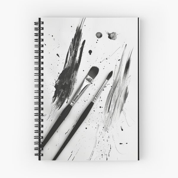 Item preview, Monochromatic Swirl: Brushstroke Expression designed and sold by Piotrek0001.