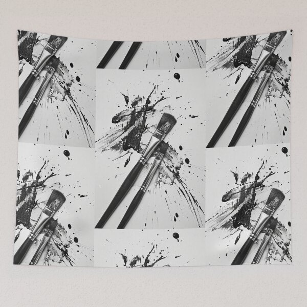 Item preview, Monochromatic Swirl: Brushstroke Expression designed and sold by Piotrek0001.