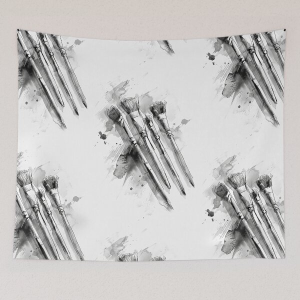 Item preview, Monochromatic Swirl: Brushstroke Expression designed and sold by Piotrek0001.