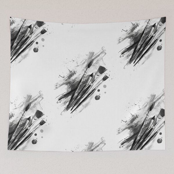 Item preview, Monochromatic Swirl: Brushstroke Expression designed and sold by Piotrek0001.