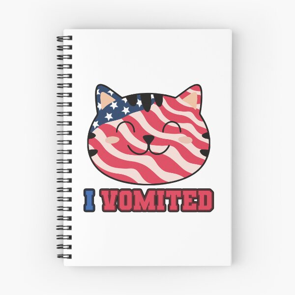 Item preview, I Vomited Funny cat | I voted parody designed and sold by SleekVisuals.