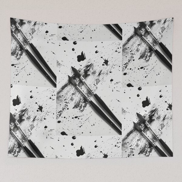 Item preview, Monochromatic Swirl: Brushstroke Expression designed and sold by Piotrek0001.