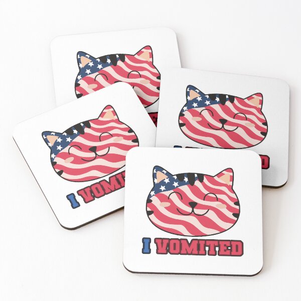 Item preview, I Vomited Funny cat | I voted parody designed and sold by SleekVisuals.