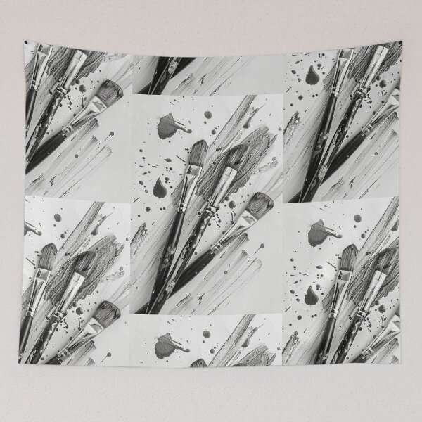 Item preview, Monochromatic Swirl: Brushstroke Expression designed and sold by Piotrek0001.