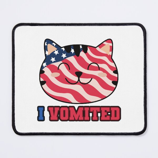 Item preview, I Vomited Funny cat | I voted parody designed and sold by SleekVisuals.