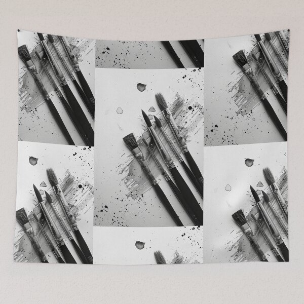 Item preview, Monochromatic Swirl: Brushstroke Expression designed and sold by Piotrek0001.