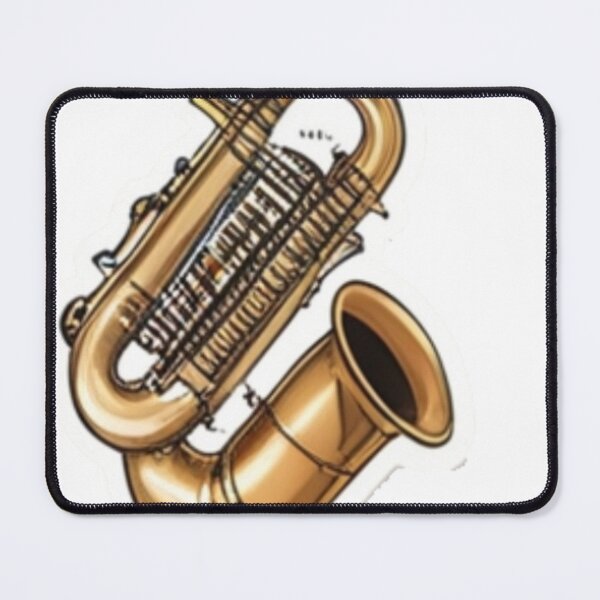 Item preview, Golden Brass Tuba Instrument Illustration designed and sold by Fly-with-my.