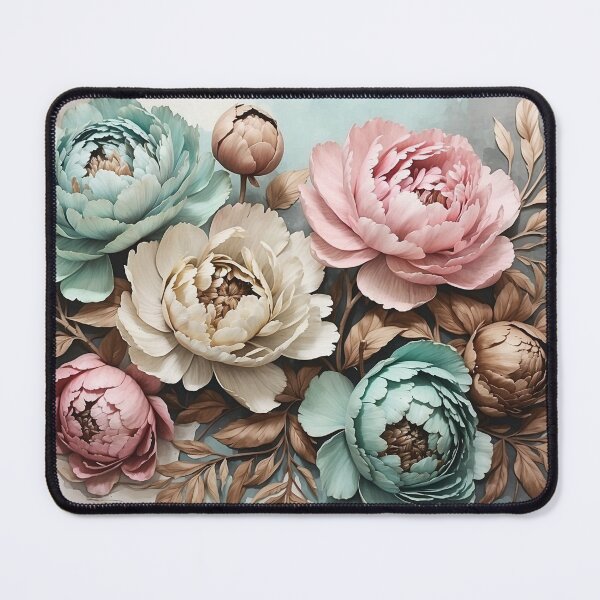 Item preview, Pastel Peonies designed and sold by FlowerMeFlorals.