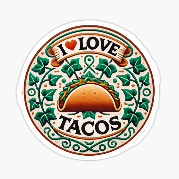 Item preview, I Love Tacos designed and sold by Boog Monst .