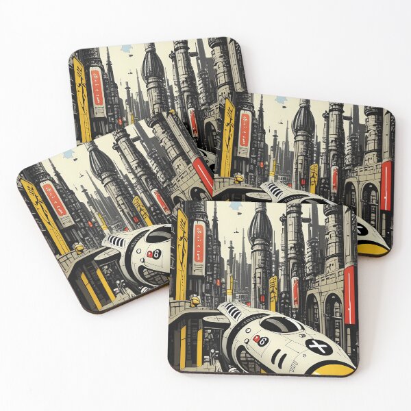 Item preview, Retro-Future Urban Sprawl designed and sold by Retro Type.