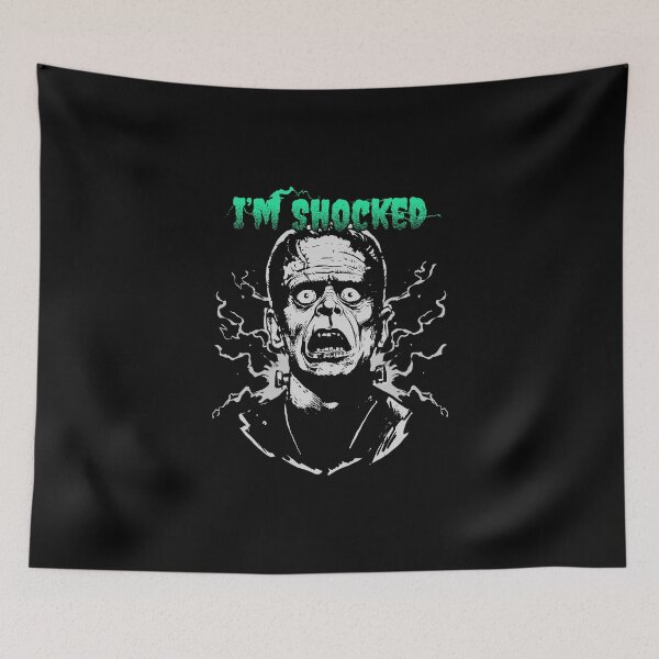 Item preview, Frankeinstein themed Halloween | I'm SHOCKED! | The Classic Horror designed and sold by Coppernix.