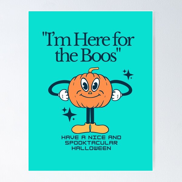 Item preview, "I'm Here for the Boos" Halloween T-Shirt  designed and sold by fashionsicon.