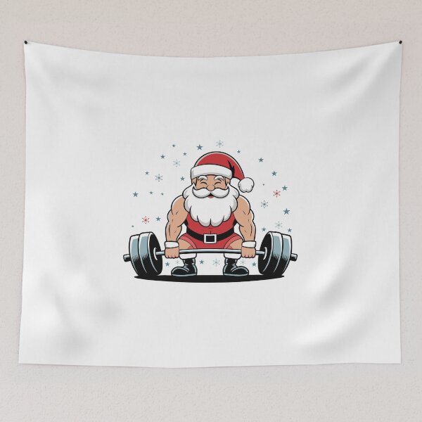 Item preview, Christmas Santa Xmas Fitness Christmas Merry Fitmas Men Women & Kids designed and sold by designhaunt.