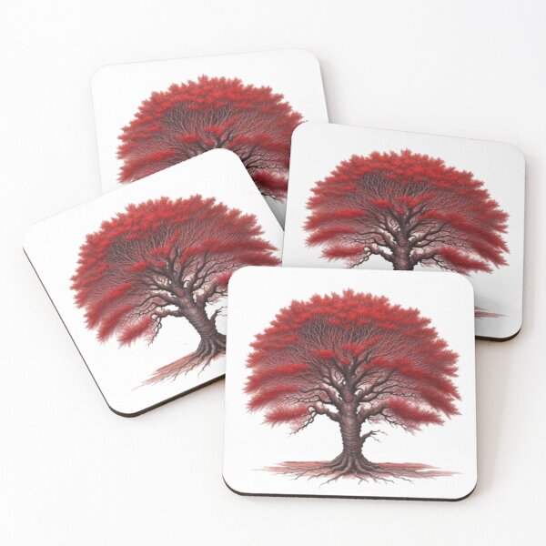 Item preview, Majestic Red Tree of Life designed and sold by prkpuriku.