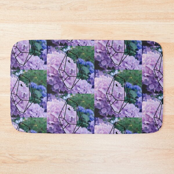 Item preview, Purple and Blue Hydrangeas and Crystal  designed and sold by WildWoodlandWitch.