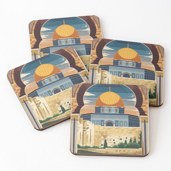 Item preview, Jerusalem Vintage Travel Poster designed and sold by TravelerRat.