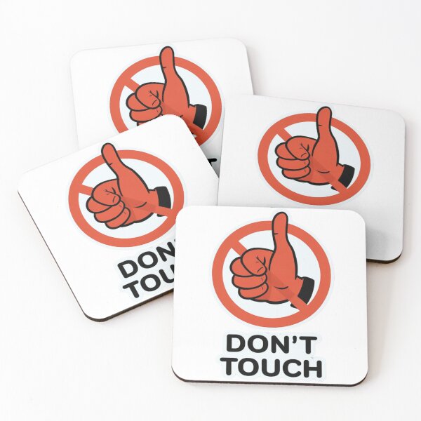 Item preview, Don't Touch Sticker 2 designed and sold by SN-Creations.