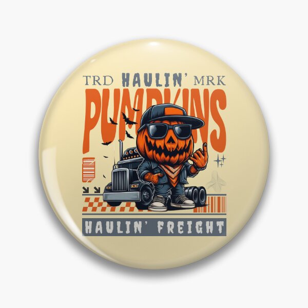 Item preview, Haunlin' pumpkins haulin' freight designed and sold by Peerless-Prime.