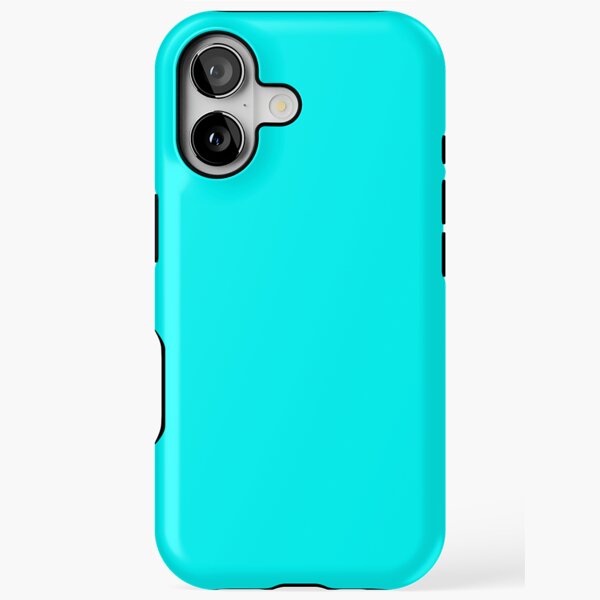Aqua Cyan iPhone Tough Case