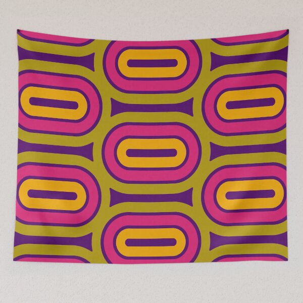 Item preview, Colorful Retro Geometric Pod Design designed and sold by tonymagnerart.